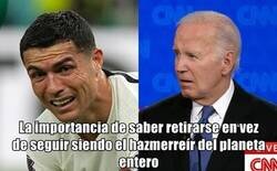 Enlace a Y ambos con una horda de fans atras cubriéndole las espaldas.