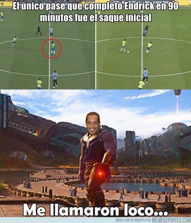 1207143 - ¿Qué clase de DT incompetente permite que un jugador así complete 90 minutos?