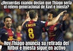 Enlace a Thiago se retira