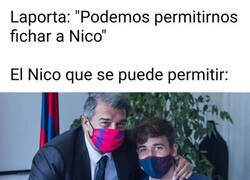 Enlace a El Barça se puede permitir a Nico
