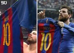 Enlace a La Cobra ha replicado la celebración de Messi en el Bernabéu