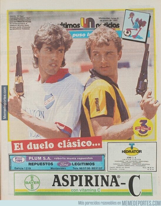 1207643 - Así se promocionaba un clásico uruguayo hace 30 años
