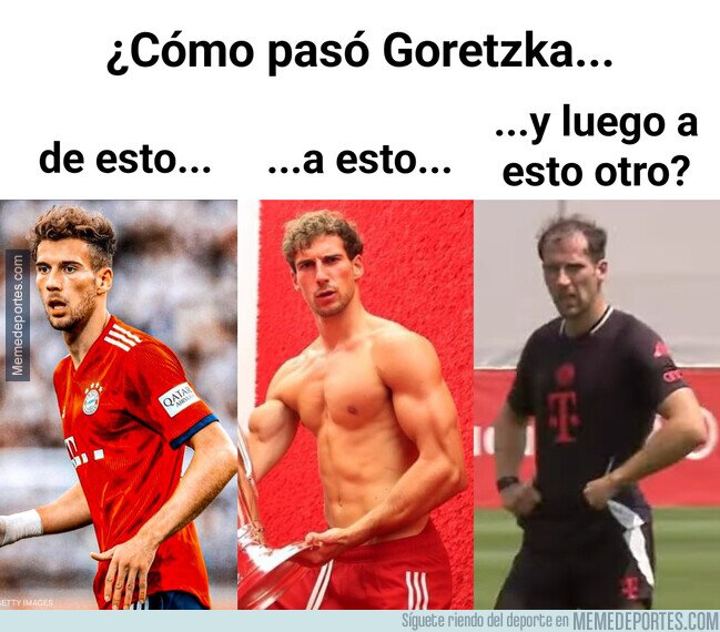 1207889 - La rara evolución del físico de Goretzka