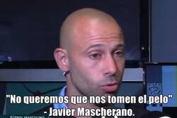 Enlace a Fuertes declaraciones de Mascherano