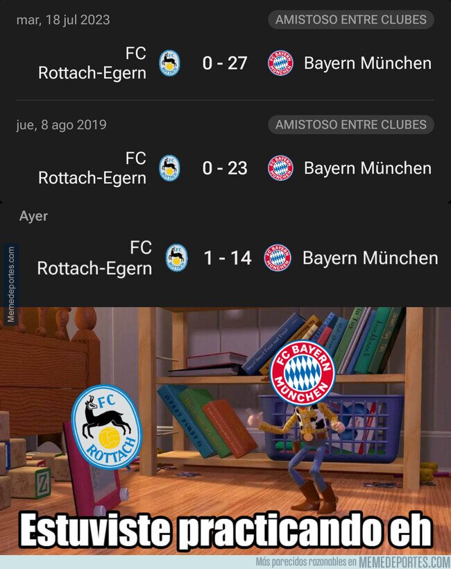 1207944 - Sabes que el Bayern no está bien cuando no metió más de 20 goles en este amistoso