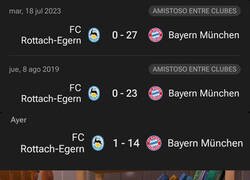 Enlace a Sabes que el Bayern no está bien cuando no metió más de 20 goles en este amistoso