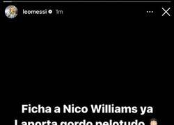 Enlace a Que alguien le quite el Instagram a Messi