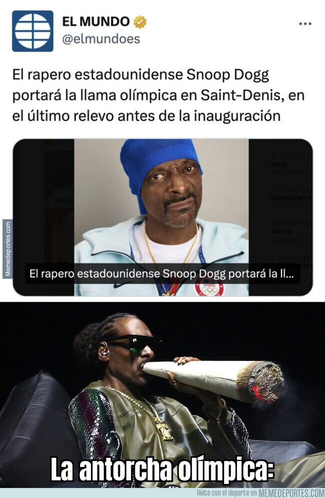 1207982 - Snoop Dogg portará la llama olímpica