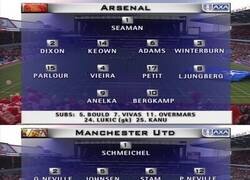 Enlace a Así se veía un Arsenal vs Manchester en los años 90s