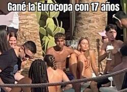 Enlace a Lamine no pierde el tiempo