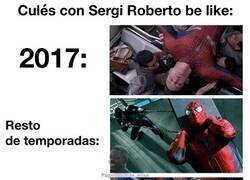 Enlace a Sergi Roberto a lo largo del tiempo