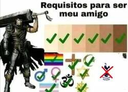 Enlace a Requisitos para ser mi amigo