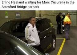 Enlace a Cucurella no debió vacilar a Haaland con la cancioncita esa..