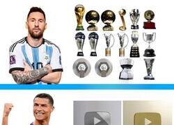 Enlace a Los títulos de Messi y Cristiano desde 2021 al 2024