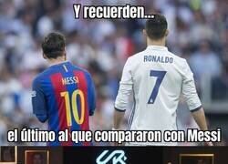 Enlace a Compararse con el GOAT nunca acaba bien