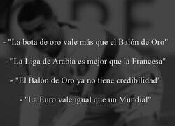 Enlace a Cristiano lleva toda su carrera auto-consolándose