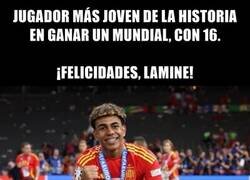 Enlace a Felicidades a Yamal por su mundial