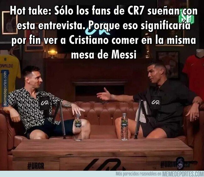 1209897 - ¿Por qué Messi se sentaría a hablar con un tipo que menosprecia cada logro que consigue?