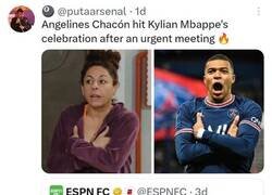 Enlace a De ahí viene la celebración de Mbappé