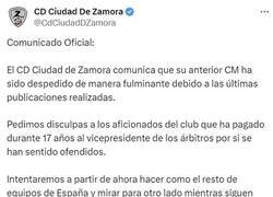 Enlace a Da igual el CM, en el Zamora no tienen pelos en la lengua