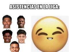 Enlace a Un dato sobre asistencias en La Liga