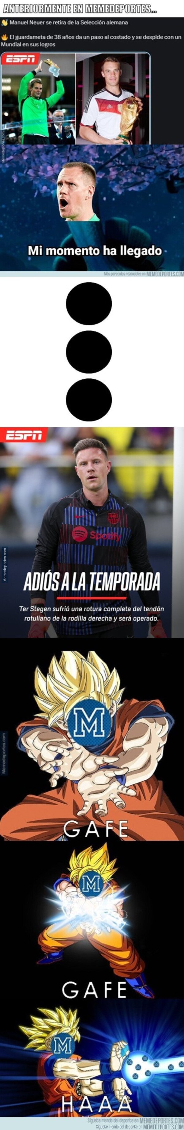 1210497 - Y el gafe lo hizo de nuevo. Fuerza Ter Stegen