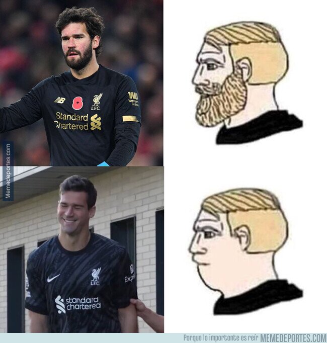 1210502 - Qué raro se ve Alisson sin barba