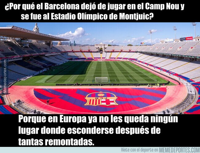 1210580 - El verdadero motivo del cambio de estadio del Barça