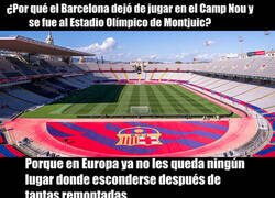 Enlace a El verdadero motivo del cambio de estadio del Barça