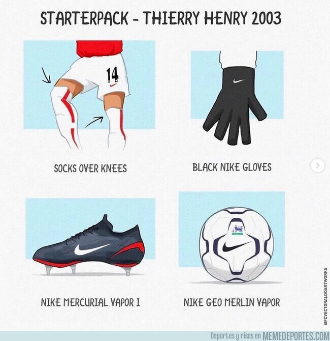 1210600 - El Starter Pack de Thierry Henry en 2003