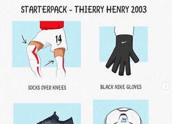 Enlace a El Starter Pack de Thierry Henry en 2003