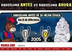 Enlace a Real Madrid y Barça antes y después de Messi