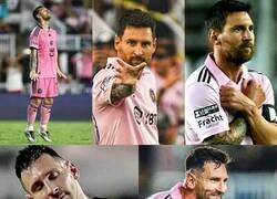 Enlace a Las celebraciones de Messi cuando lo van a ver jugar sus hijos