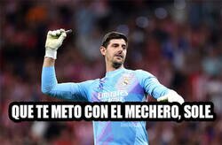 Enlace a Thibaut Courtois a una aficonada Colchonera...