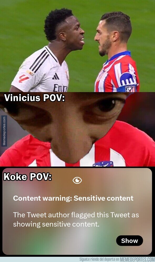 1210776 - El encontronazo de Vinicius y Koke