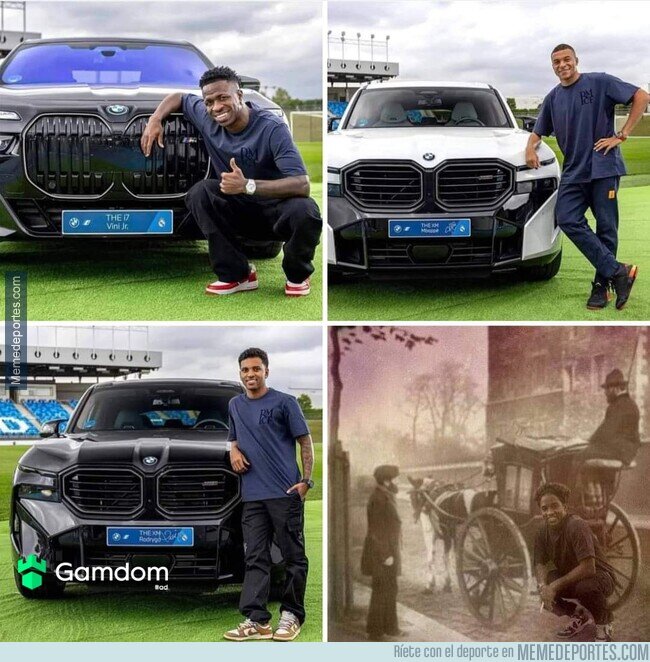 1210814 - Jugadores del Real Madrid y sus nuevos autos