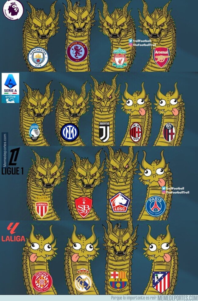 1210890 - Así les fue a las grandes ligas en Champions