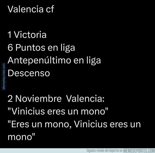 1210924 - Quizás los q están haciendo el gorila son otros y no Vinicius