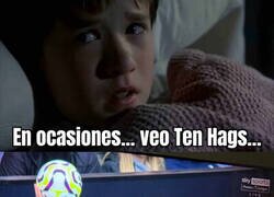 Enlace a Veo a Ten Hag por todas partes...