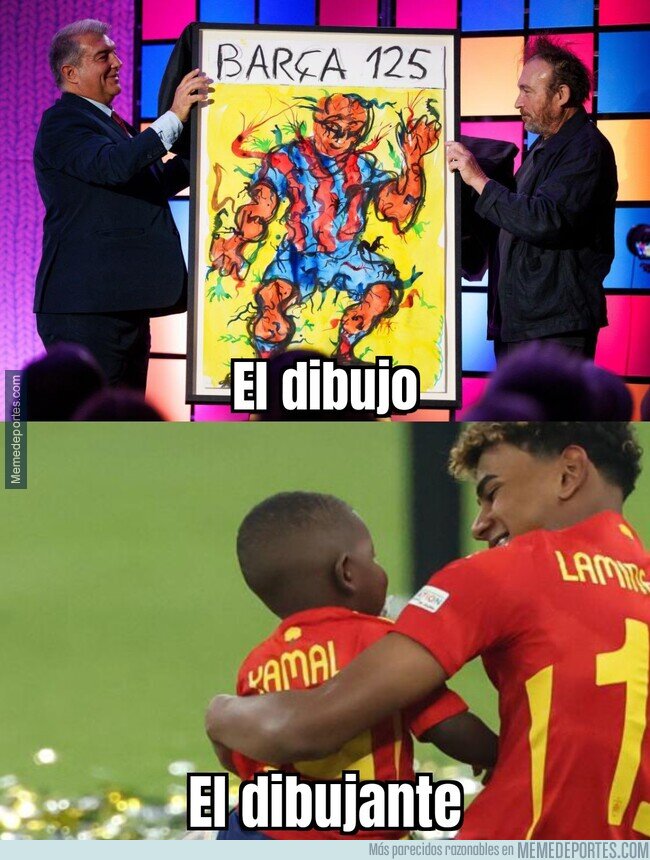 1211207 - Bonito garabato para conmemorar los 125 años del Barça