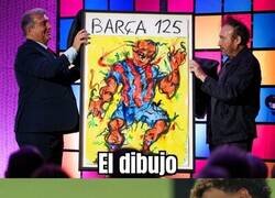 Enlace a Bonito garabato para conmemorar los 125 años del Barça