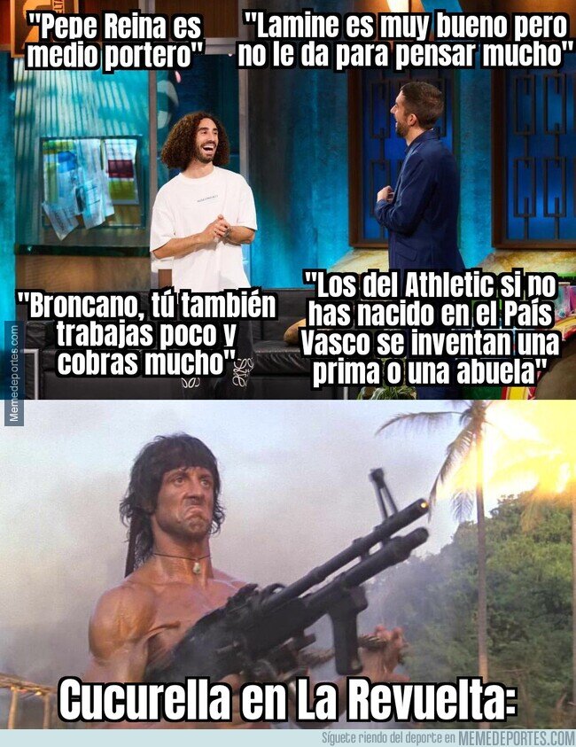 1211292 - Cucurella fue a La Revuelta en modo destroyer