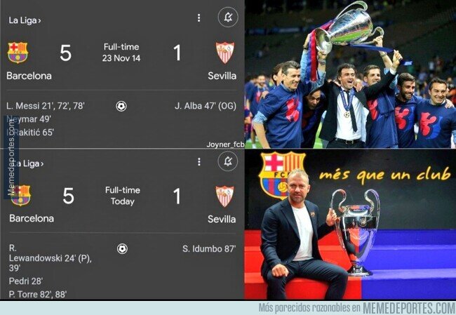 1211347 - La última vez que el Barça le ganó 5-1 al Sevilla...