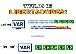 Enlace a Así han sido los campeones de Libertadores tras la implementación del VAR