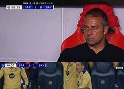 Enlace a Flick solo sonríe si es el Barça el que golea