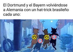 Enlace a Barça y Madrid se cebaron con los alemanes