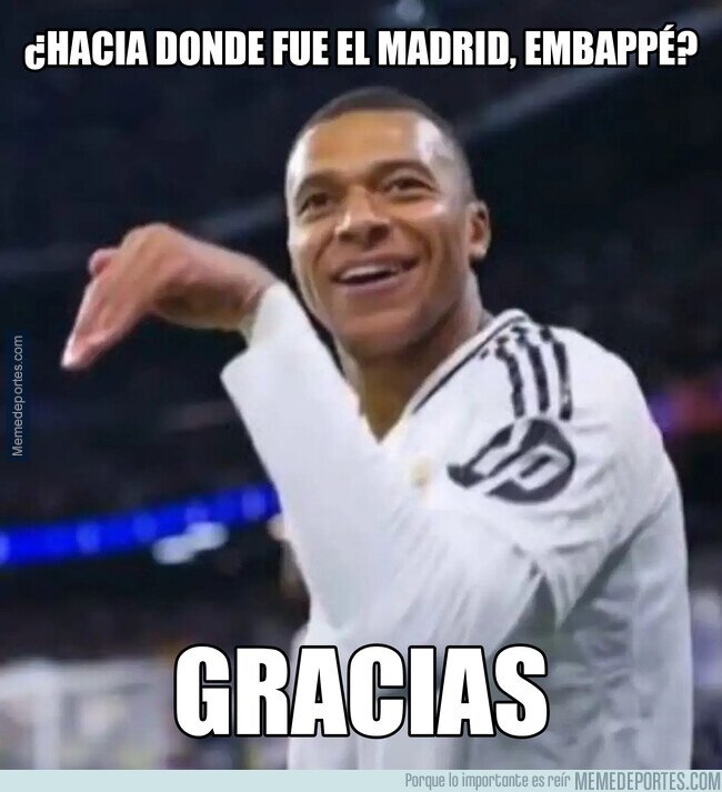 1211548 - ¿Hacia donde fue el Madrid, Embappé?