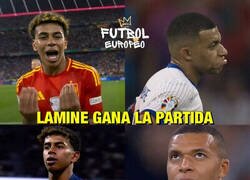 Enlace a Lamine le ha cogido la medida a Mbappé