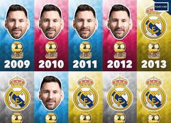 Enlace a Tremendo lo del Balón de Oro desde el 2009