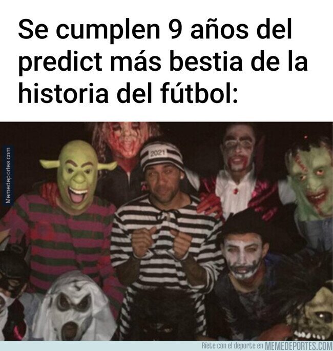 1211749 - Cuando Alves se disfrazó de su yo futuro